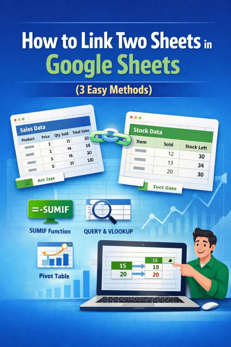 featured image - how to link two sheets in google sheets