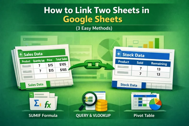 featured image - how to link two sheets in google sheets
