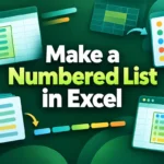 featured image - how to make a numbered list in excel