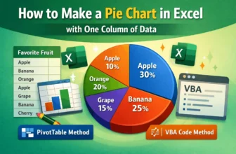 featured image - how to make a pie chart in excel with one column of data