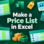 featured image - how to make a price list in excel
