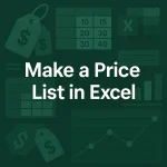 featured image - how to make a price list in excel