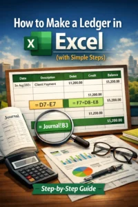 featured image - how to make ledger in excel