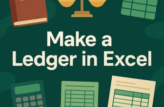featured image - how to make ledger in excel