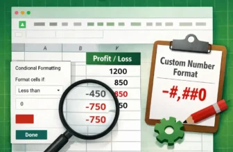 featured image - how to make negative numbers red in google sheets