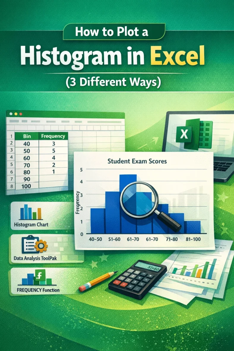 featured image - how to plot histogram in excel
