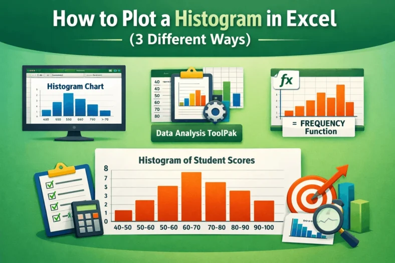 featured image - how to plot histogram in excel