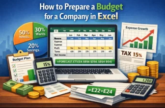 featured image - how to prepare budget for a company in excel