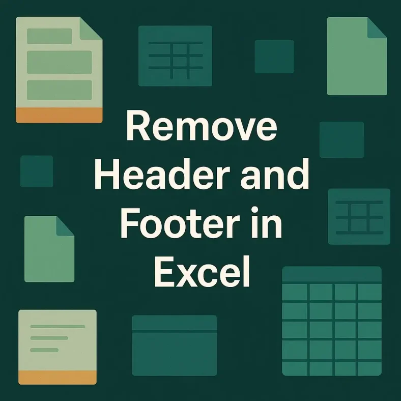 featured image - how to remove header and footer in Excel