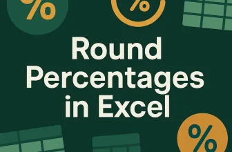 featured image - how to round percentages in excel