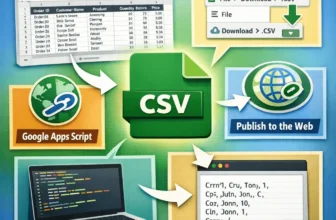 featured image - how to save google sheets as csv
