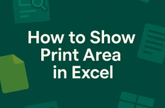 featured image - how to show print area in excel