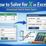 featured image - how to solve for x in excel