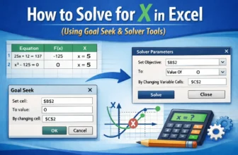 featured image - how to solve for x in excel
