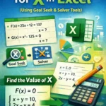 featured image - how to solve for x in excel