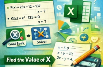featured image - how to solve for x in excel