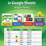 featured image - how to swap rows in google sheets