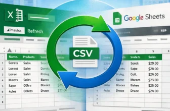 featured image - how to sync data from excel to google sheets
