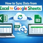 featured image - how to sync data from excel to google sheets