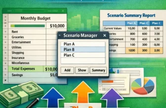 featured image - how to use scenario manager in excel