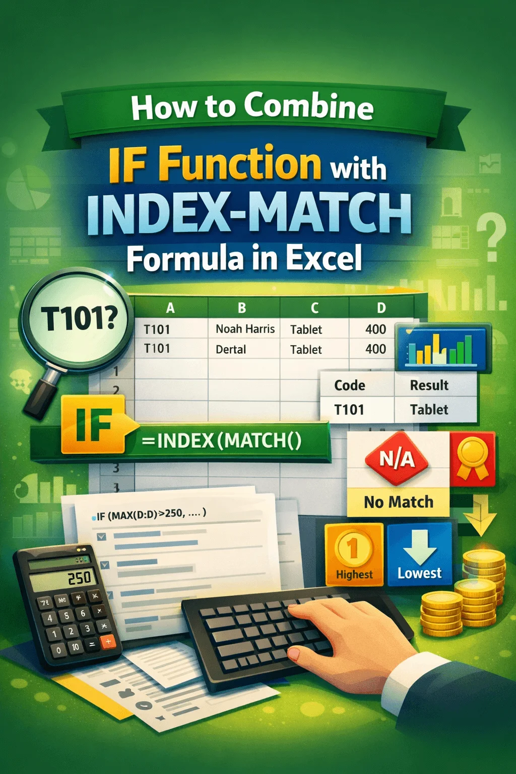 How to Combine IF Function with INDEX-MATCH Formula in Excel - Excel ...