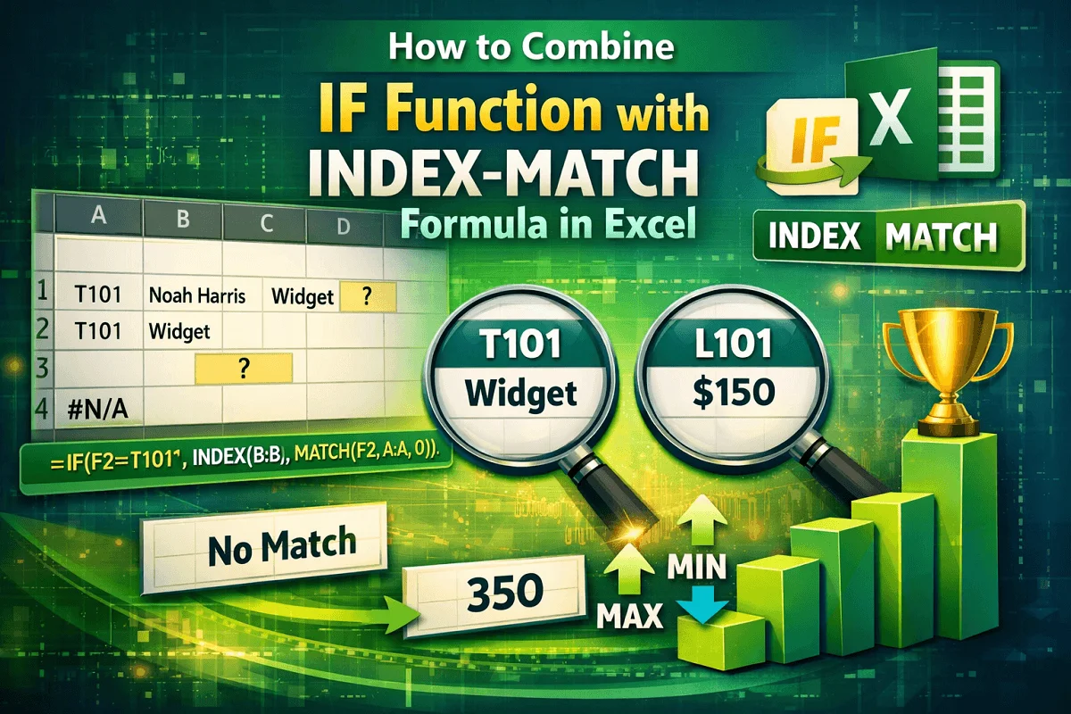 How to Combine IF Function with INDEX-MATCH Formula in Excel - Excel ...