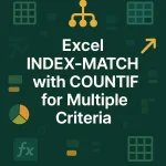 featured image - index match countif multiple criteria