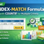 featured image - index match countif multiple criteria