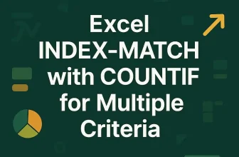 featured image - index match countif multiple criteria
