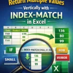 featured image - index match return multiple values vertically