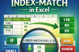 featured image - index match return multiple values vertically