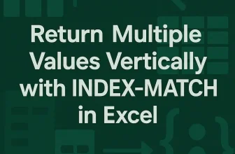 featured image - index match return multiple values vertically