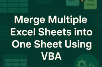 featured image - merge multiple sheets into one sheet vba