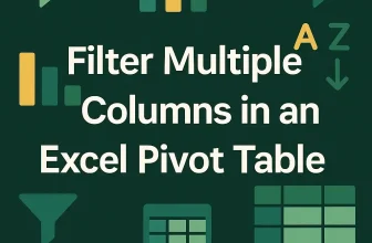 featured image - pivot table filter multiple columns