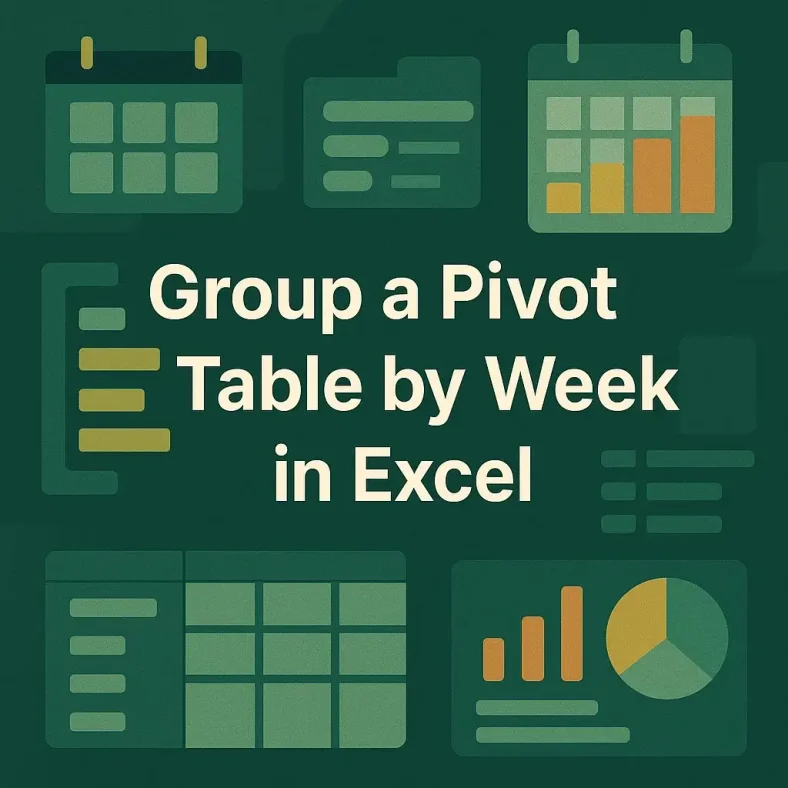featured image - pivot table group by week