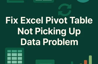featured image - pivot table not picking up data