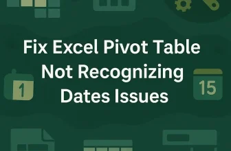 featured image - pivot table not recognizing dates