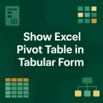 featured image - pivot table tabular form