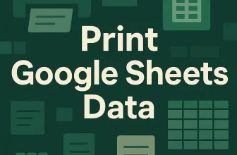 featured image - print google sheets data