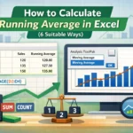 featured image - running average in excel