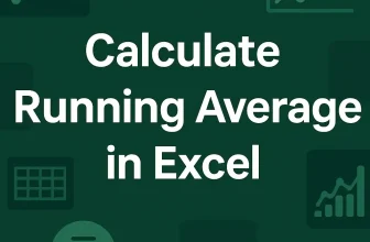 featured image - running average in excel