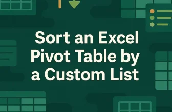 featured image - sort pivot table by custom list