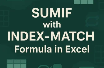 featured image - sumif index match