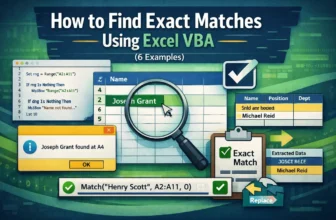 featured image - vba find exact match