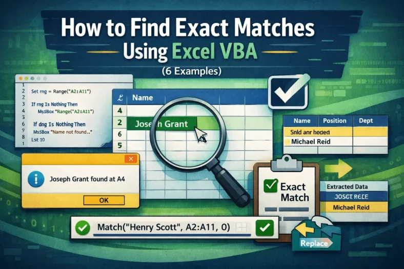 featured image - vba find exact match