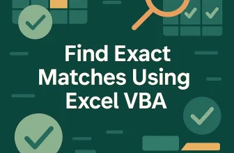 featured image - vba find exact match