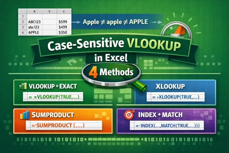 featured image - vlookup case sensitive