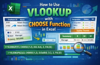 featured image - vlookup with choose function