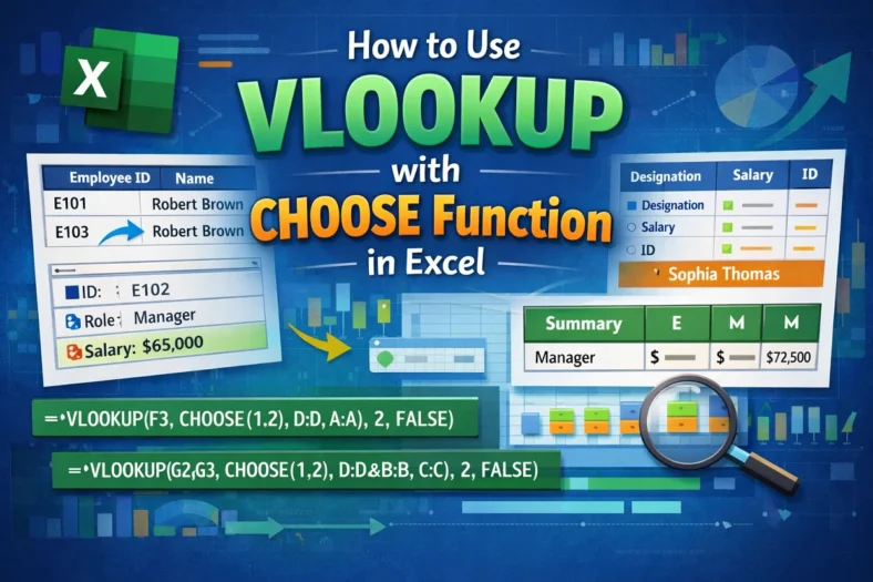 featured image - vlookup with choose function
