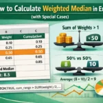 featured image - weighted median excel